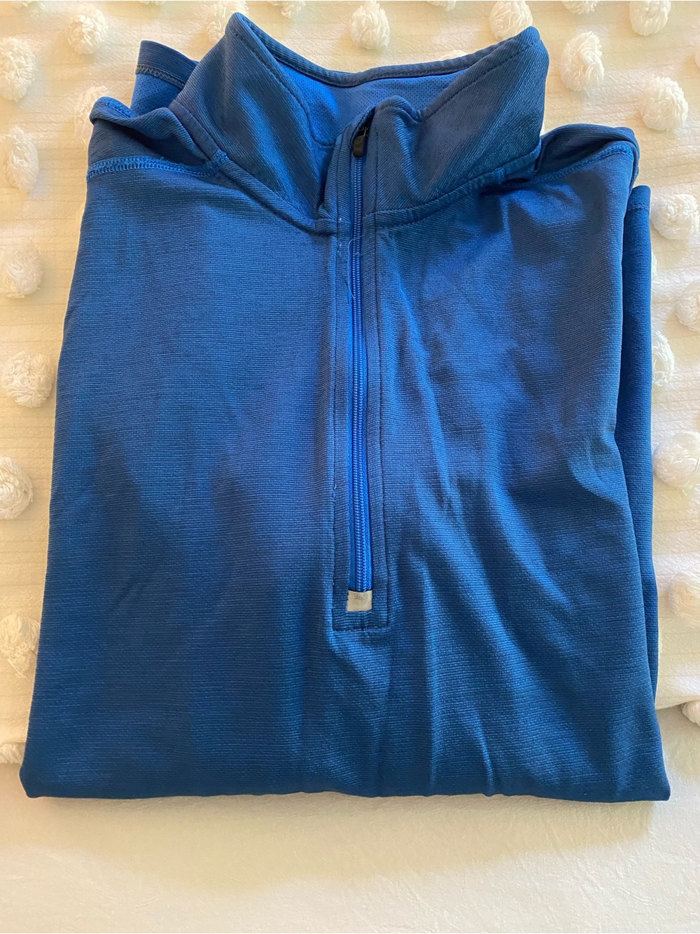 Nike Men’s Royal Blue Quarter-Zip Performance Jacket
